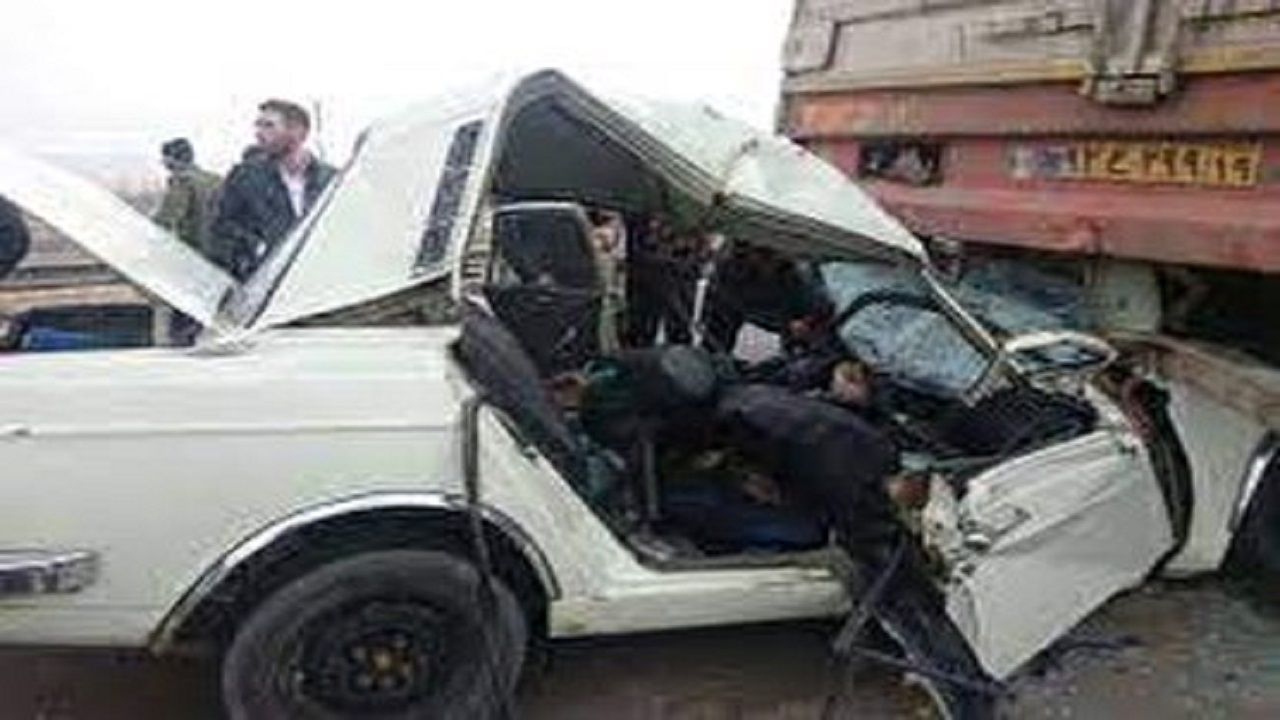 پدر و پسر در جاده همدان _ ملایر جان باختند