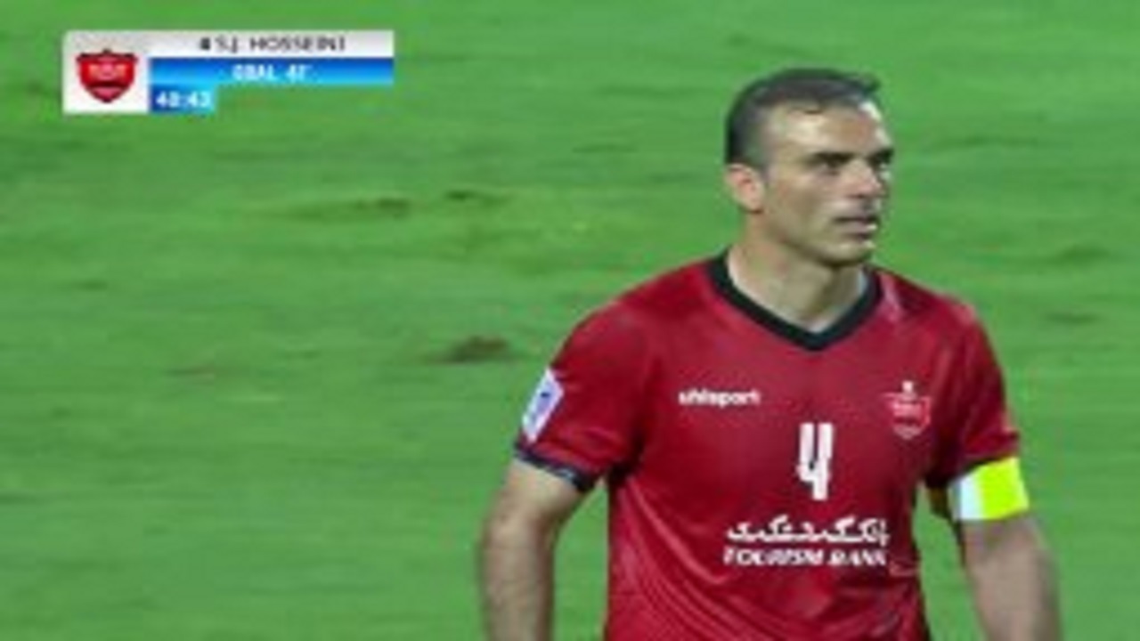گل اول پرسپولیس به الوحده امارات + فیلم