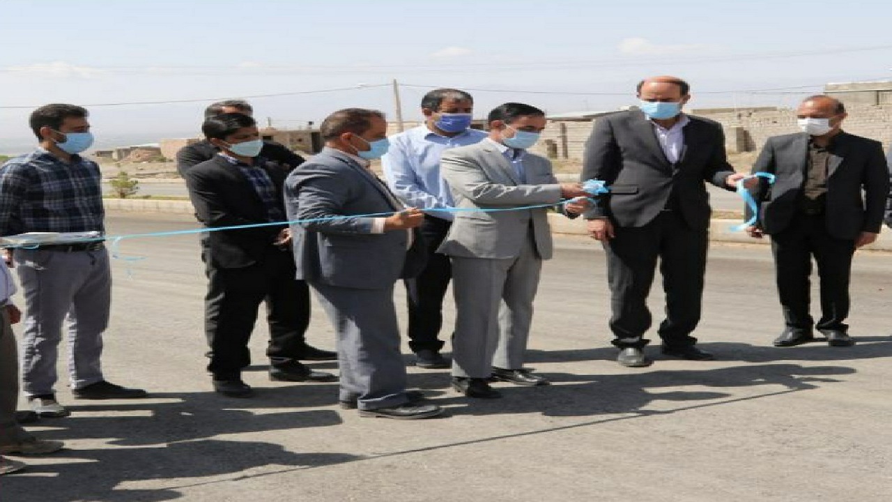 بهره برداری از پروژه آسفالت روستای باب تنگل زرند