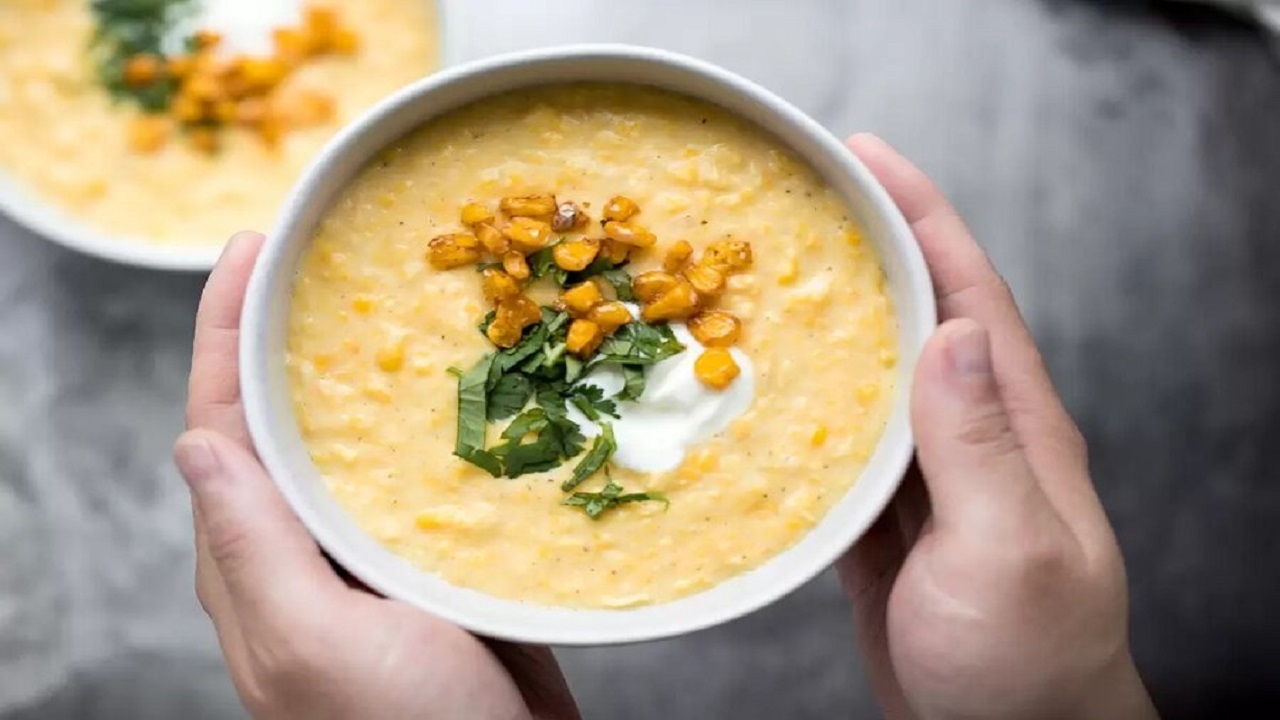 طرز تهیه سوپ ذرت شیرین خوشمزه و مقوی مخصوص ماه رمضان