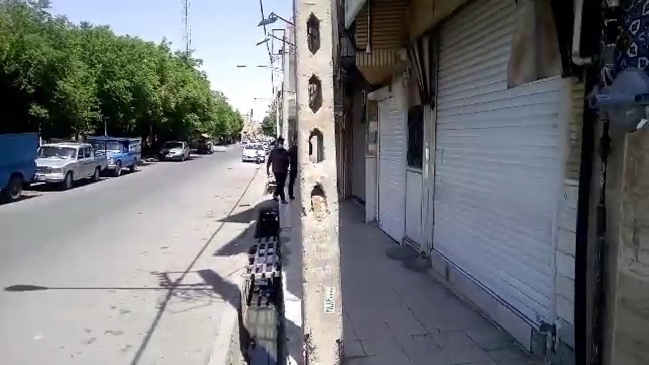 تعطیلی بازار قم به منظور اعمال محدودیت‌ها + فیلم