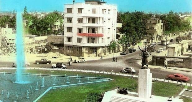 میدان فردوسی تهران سال ۱۳۴۵ میدان فردوسی تهران سال ۱۳۴۵
