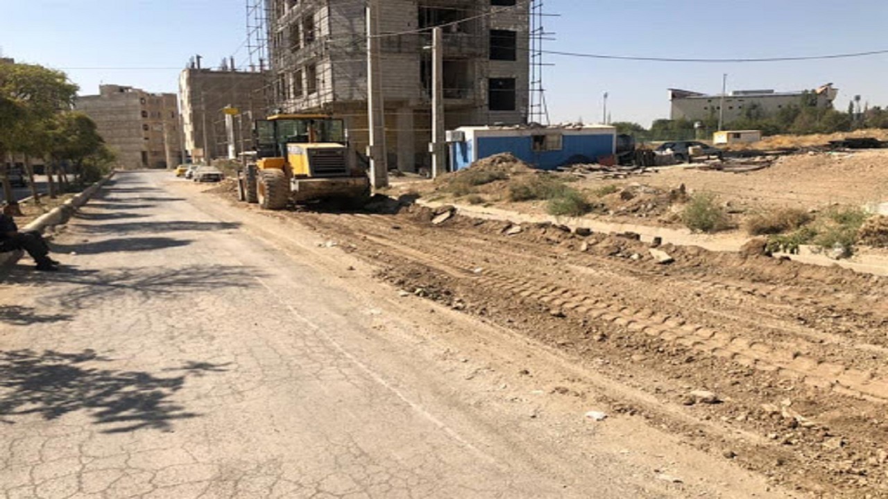 خاکبرداری و جمع آوری نخاله‌ها در اندیمشک