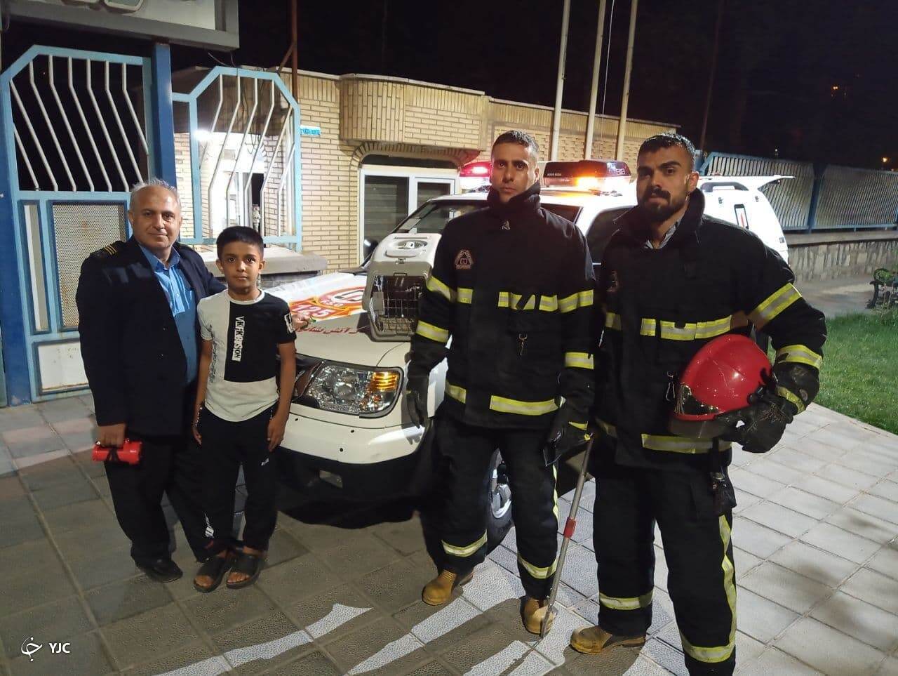 نجات پلنگ موش گرفتار در ساوه