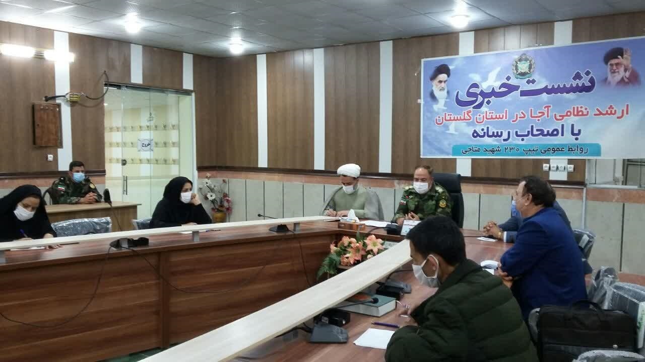 برگزاری رژه خدمت در روستاهای دور افتاده گلستان