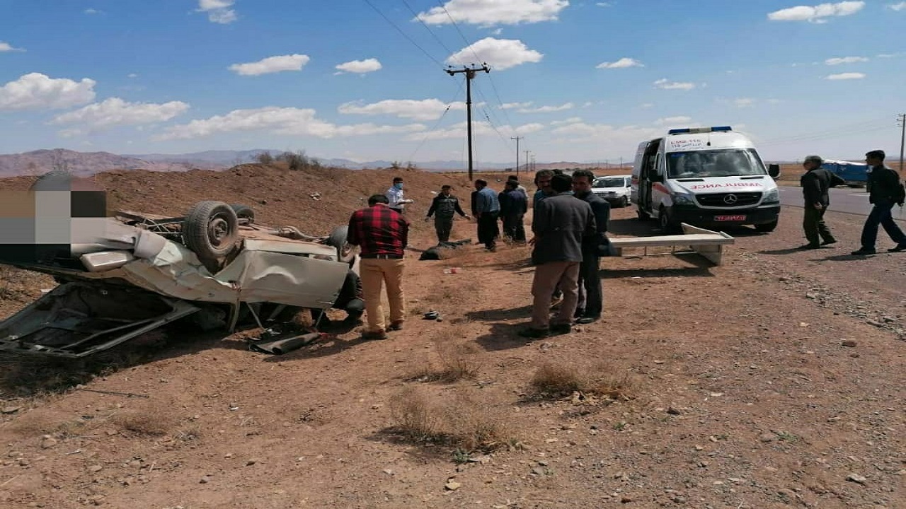 سانحه رانندگی در محور باخرز_تربت‌حیدریه یک کشته و  یک مصدوم  بر جای گذاشت