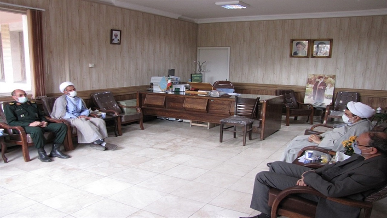 دیدار فرمانده لشکر ۵ نصر سپاه پاسداران با مدیران سازمان قضایی خراسان رضوی