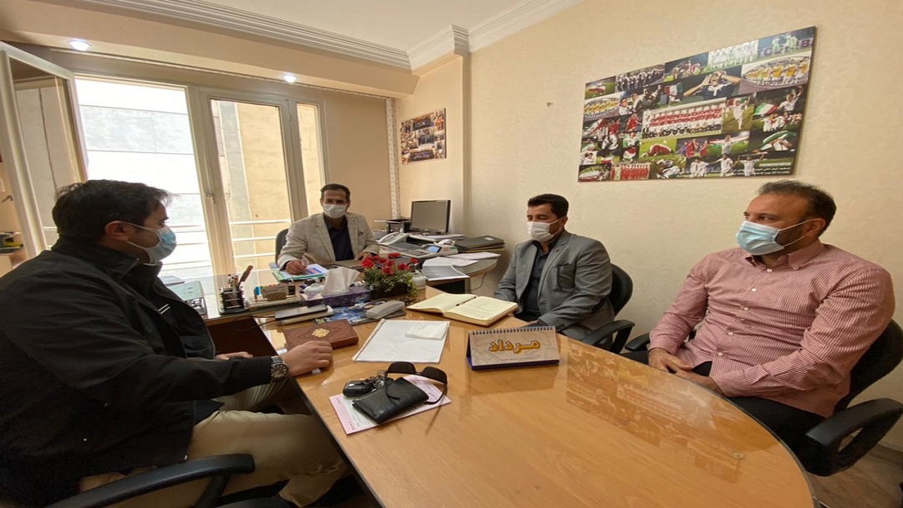 نشست سرپرست دبیرکلی فدراسیون فوتبال با رئیس کمیته و سرمربی تیم ملی فوتسال