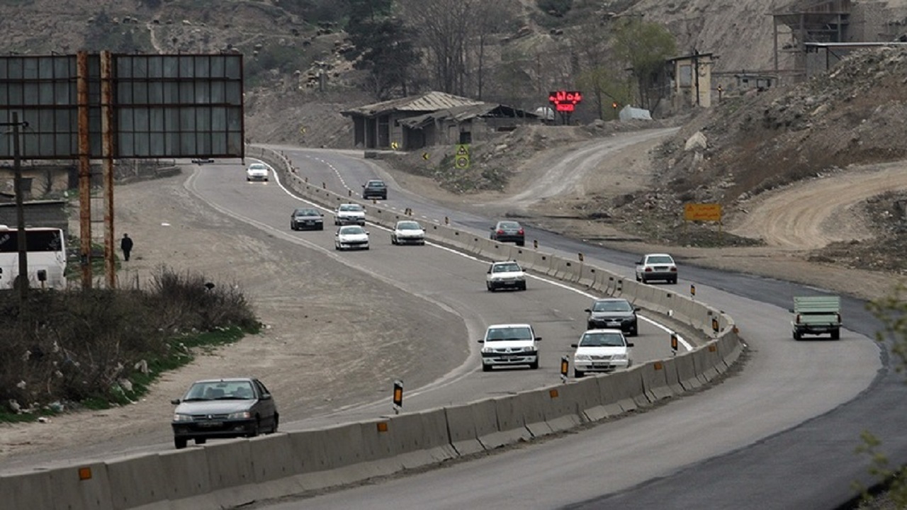 بار ترافیکی در شرق استان تهران
