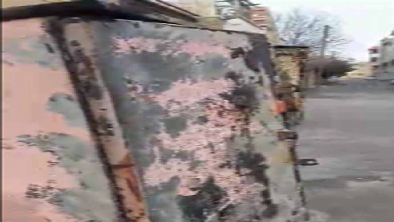 دکه مخابراتی کرمانشاه طعمه آتش شد + فیلم