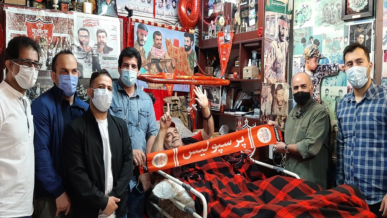 عیادت قهرمانان نامدار کشتی و کاراته از جانبازان قطع نخاعی