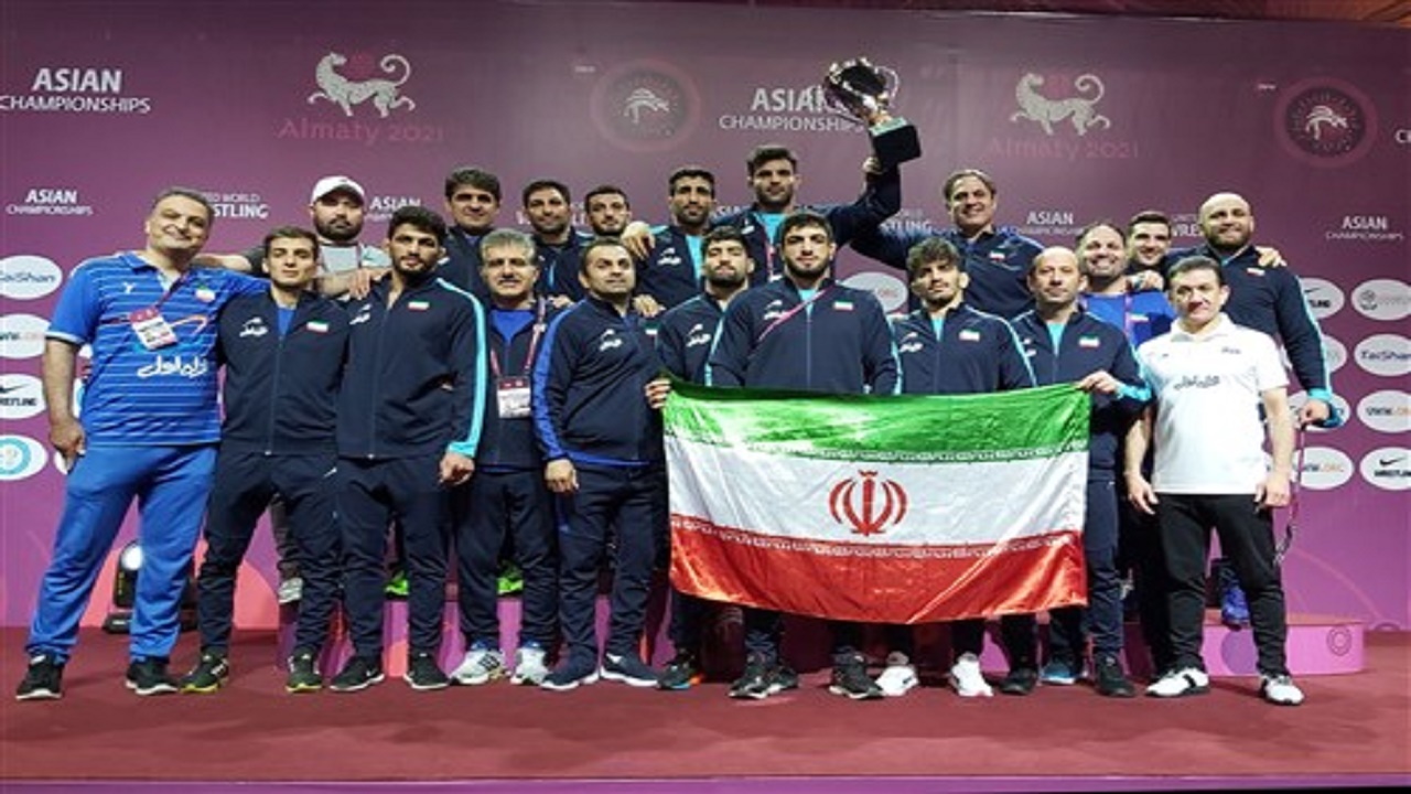قهرمانان کشتی آسیا چهارشنبه در تهران