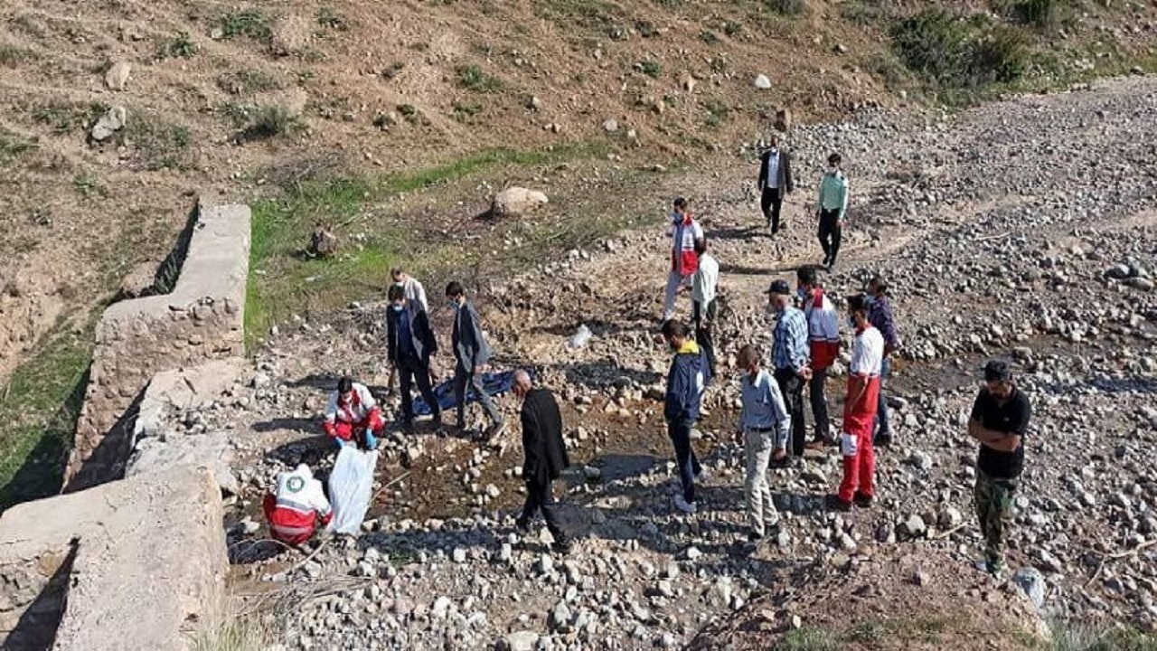 پیدا شدن پیکر بی جان زن الموتی بعد از ۱۰ ساعت جست‌وجو