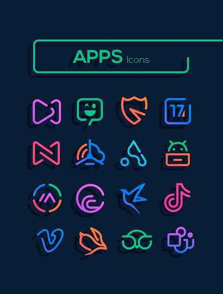 دانلود آیکون پک Linebit 