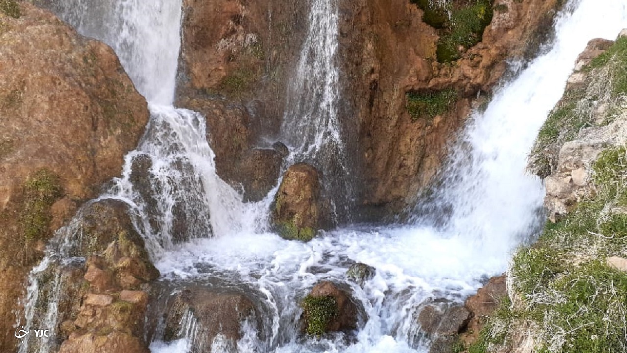 سفر مجازی به آبشار شیخ علی خان؛ هدیه زاگرس به کوهرنگ+تصاویر