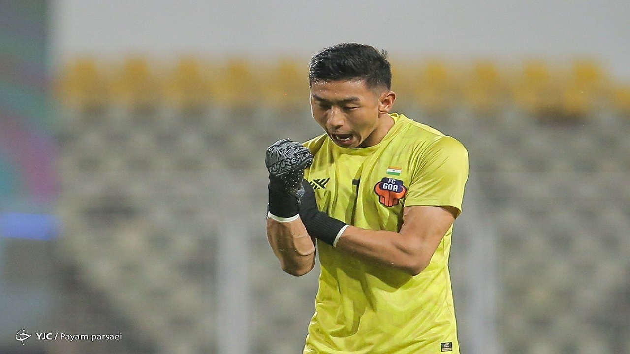 دروازه بان گوای هند بهترین بازیکن بازی با پرسپولیس شد
