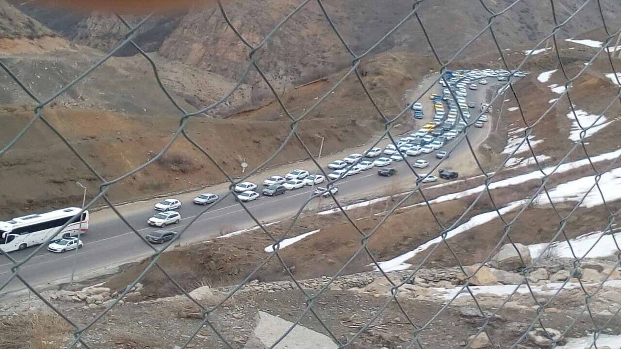 خودنمایی خودروها در محور کرج به چالوس + تصاویر