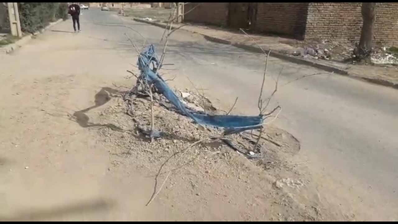 گلایه از وضع نامناسب خیابان‌های منطقه کیانمهر + فیلم
