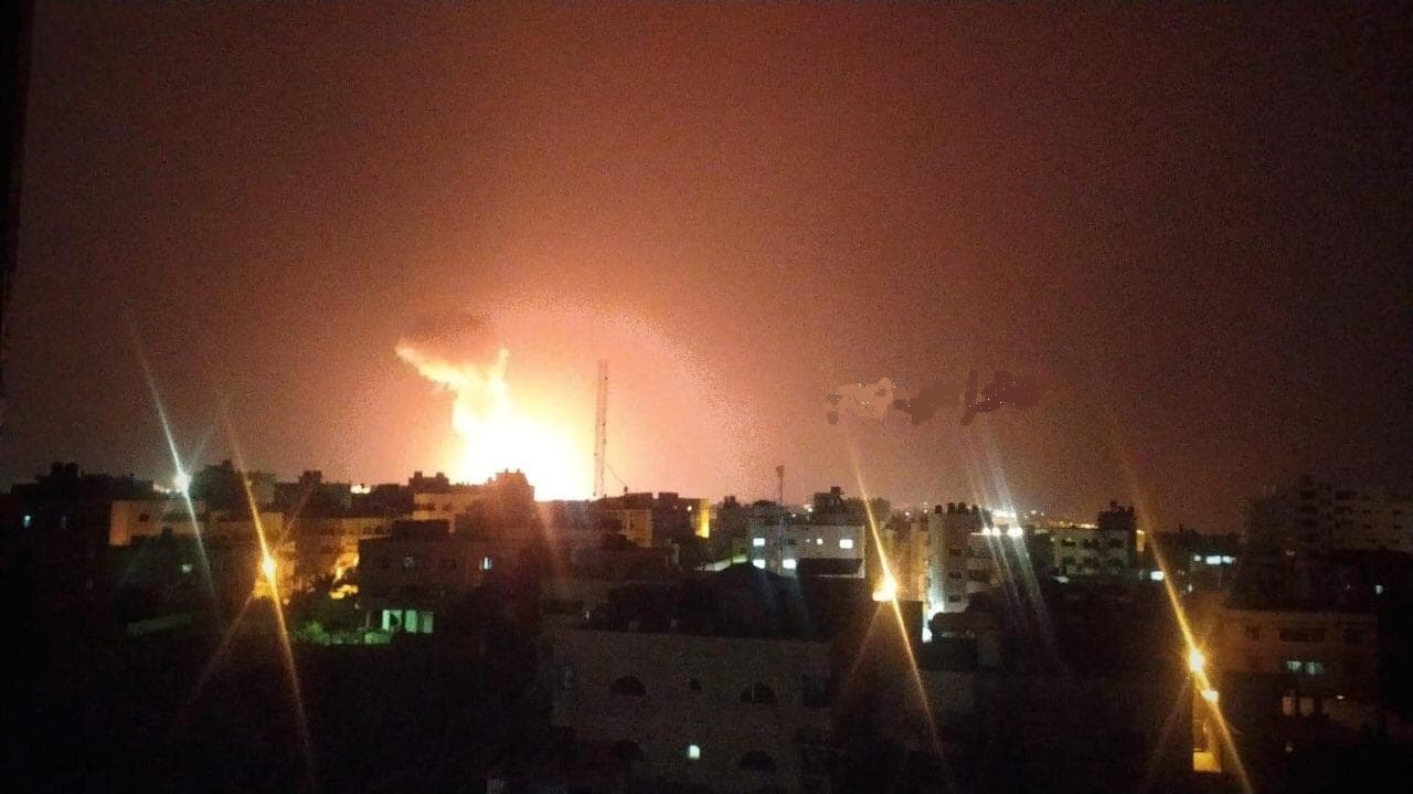 انفجار مهیب در نوار غزه