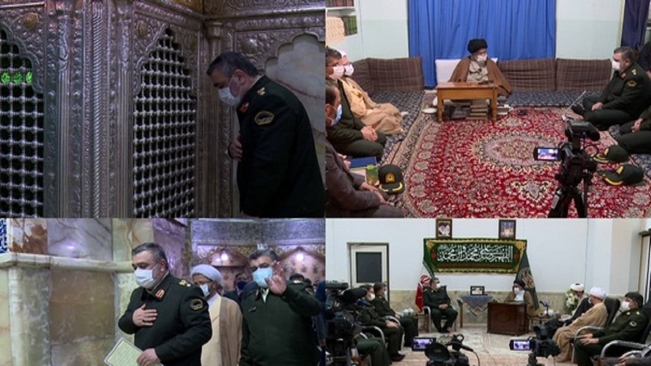 دیدار فرمانده نیروی انتظامی با مراجع عظام تقلید