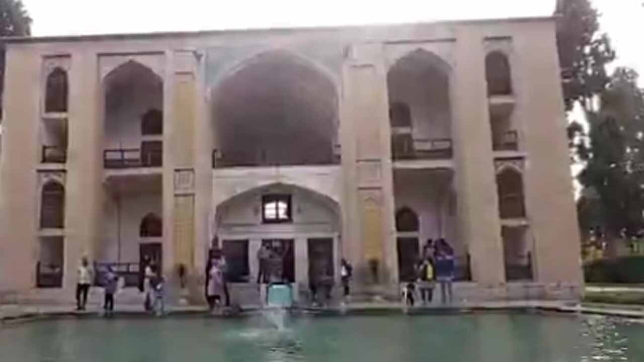 نمایی از باغ فین کاشان + فیلم