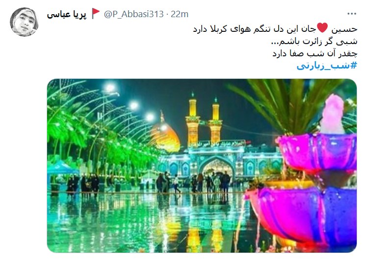 سال هزار و سیصدِ بی کربلا گذشت / سالی پُر از زیارت اربابم آرزوست