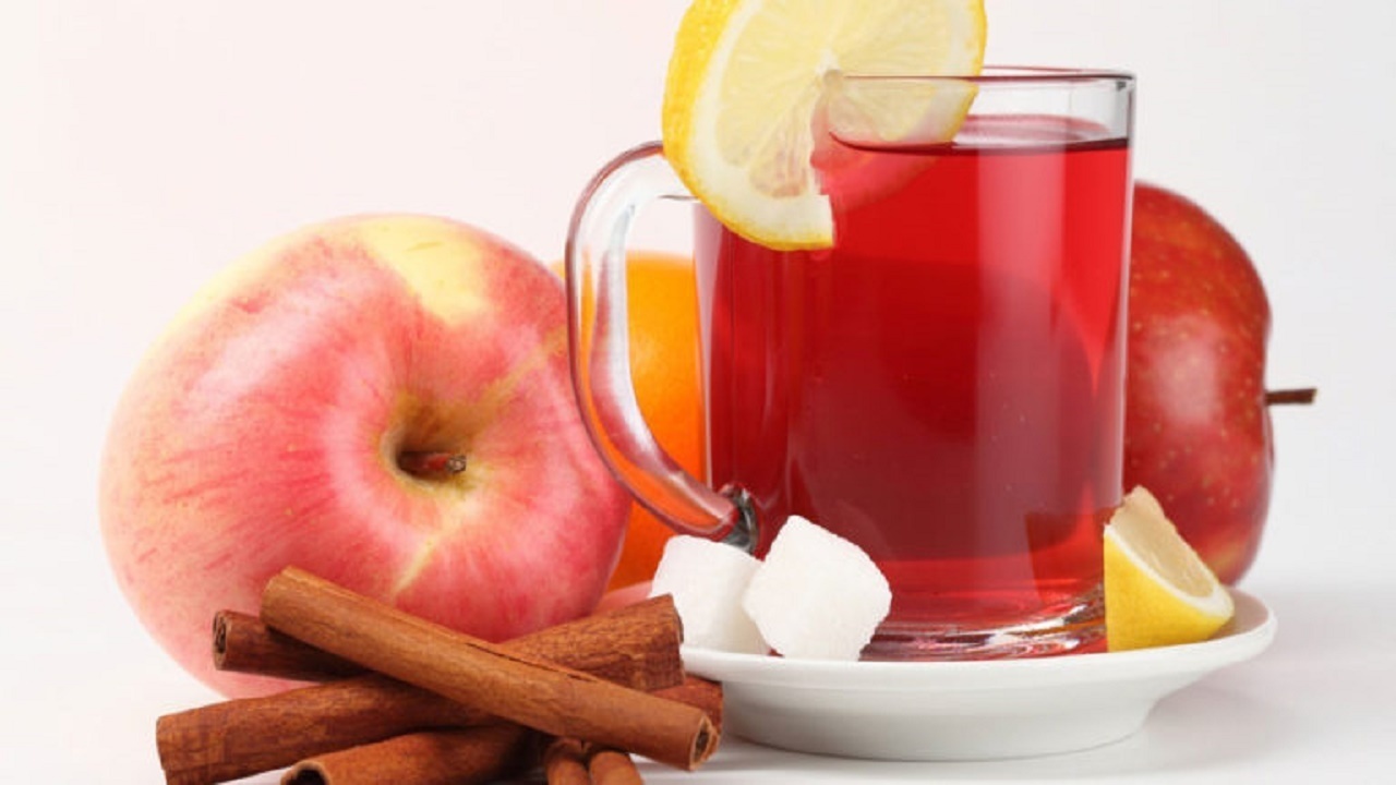 سیب و چای