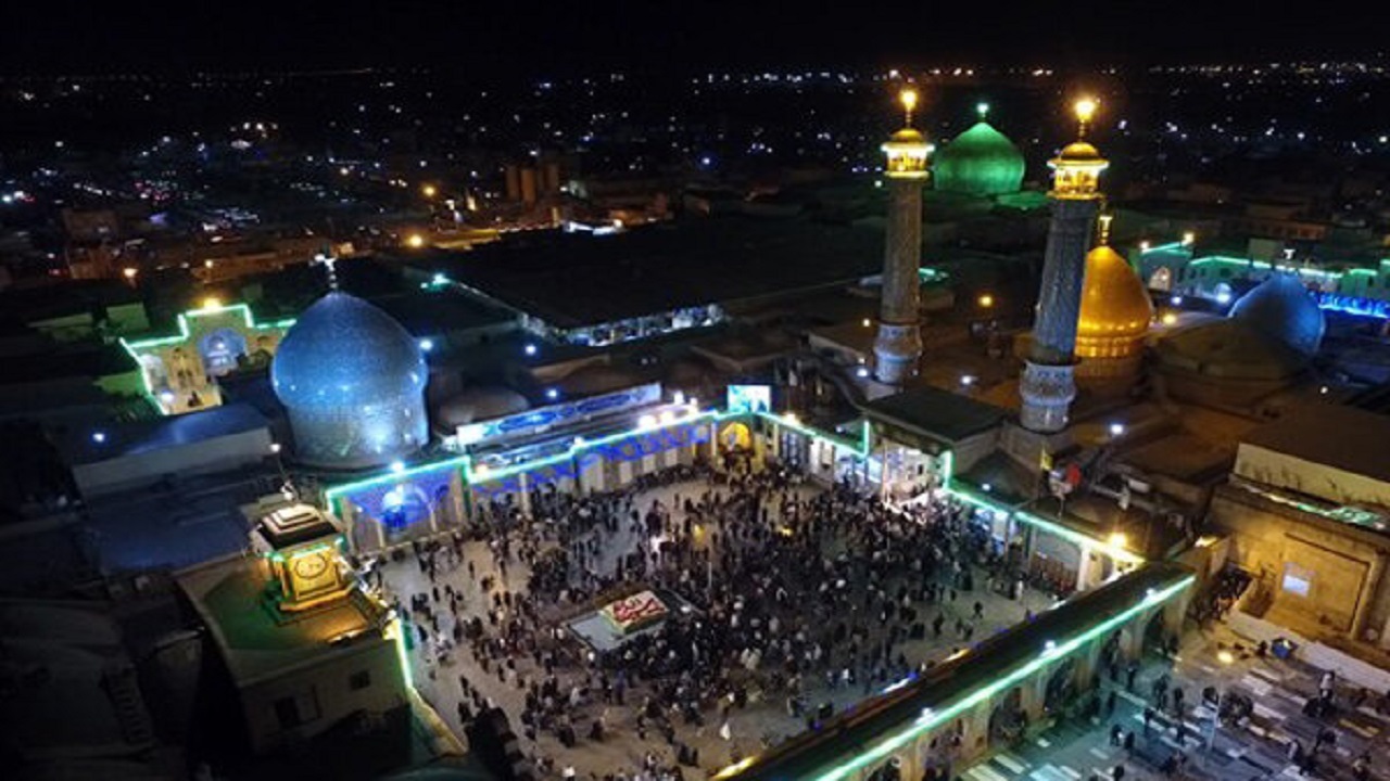 صحن مصلای بزرگ ری، به نام مبارک «بقیة الله الاعظم (عج)» مزین شد