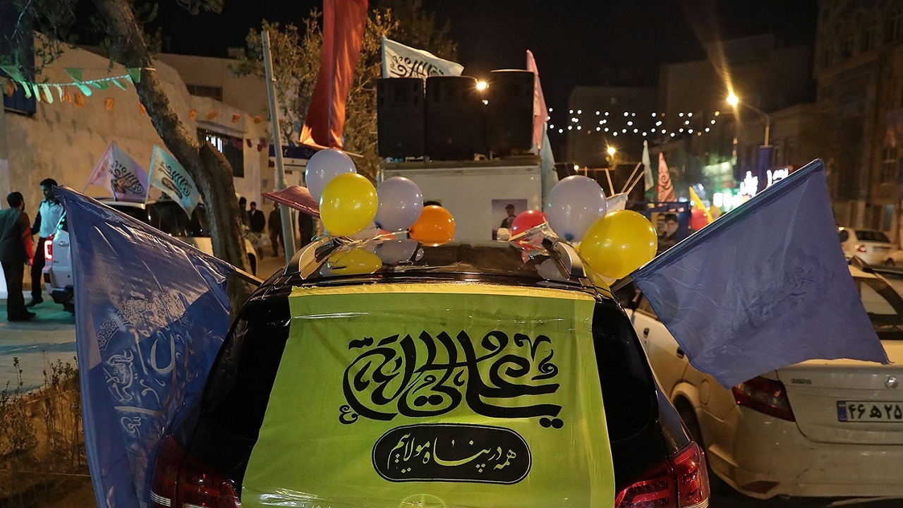 جشن خودرویی نیمه شعبان در البرز