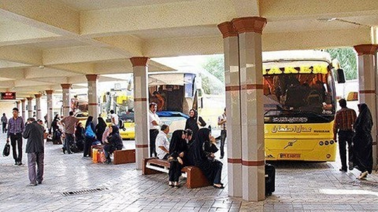 جابه جایی ۱۵۰ هزار مسافر از طریق پایانه‌های مسافربری اصفهان