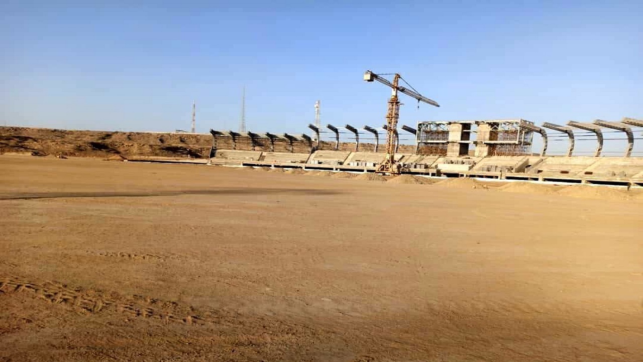 مجموعه ورزشی کریکت چابهار با ۴۹ درصد پیشرفت فیزیکی در حال ساخت است