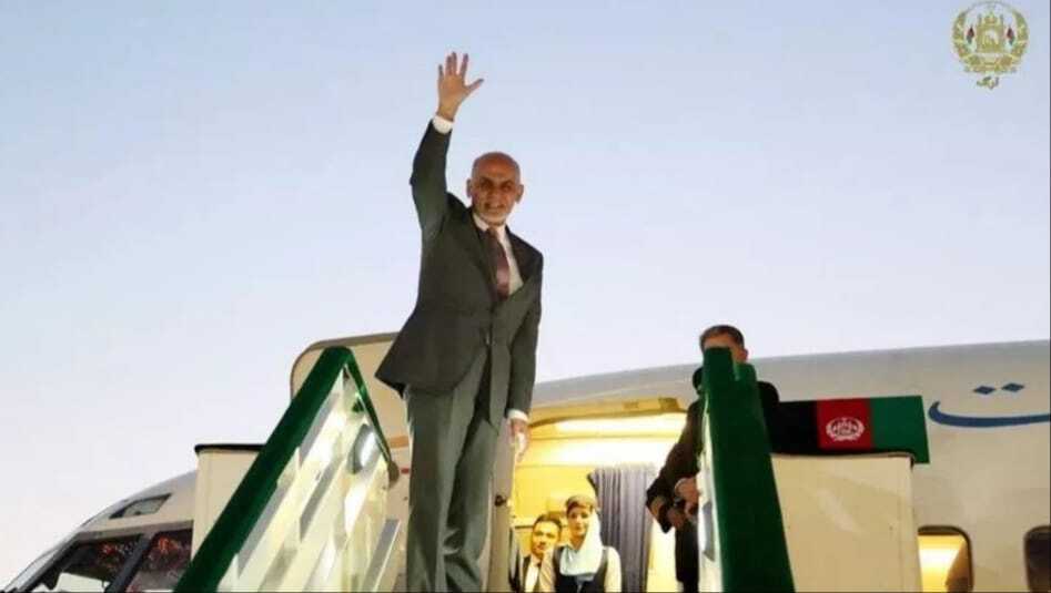 اشرف‌غنی به تاجیکستان رفت