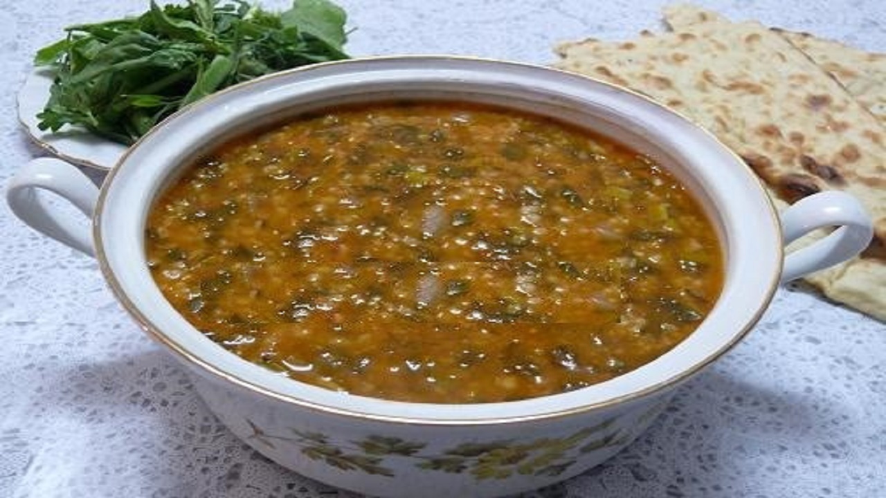 آش ترشی گلستان، غذایی دلچسب با سبزیجات بهاری