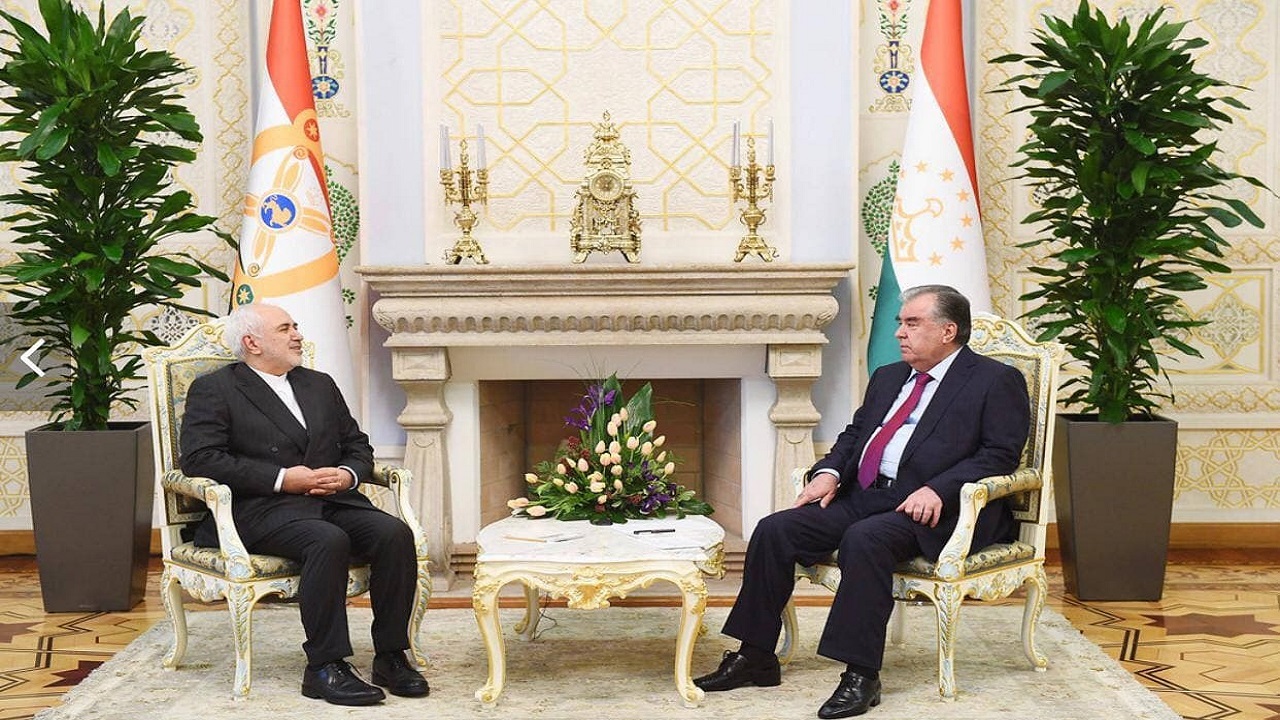 وزیر امور خارجه ایران با رئیس جمهور تاجیکستان دیدار کرد