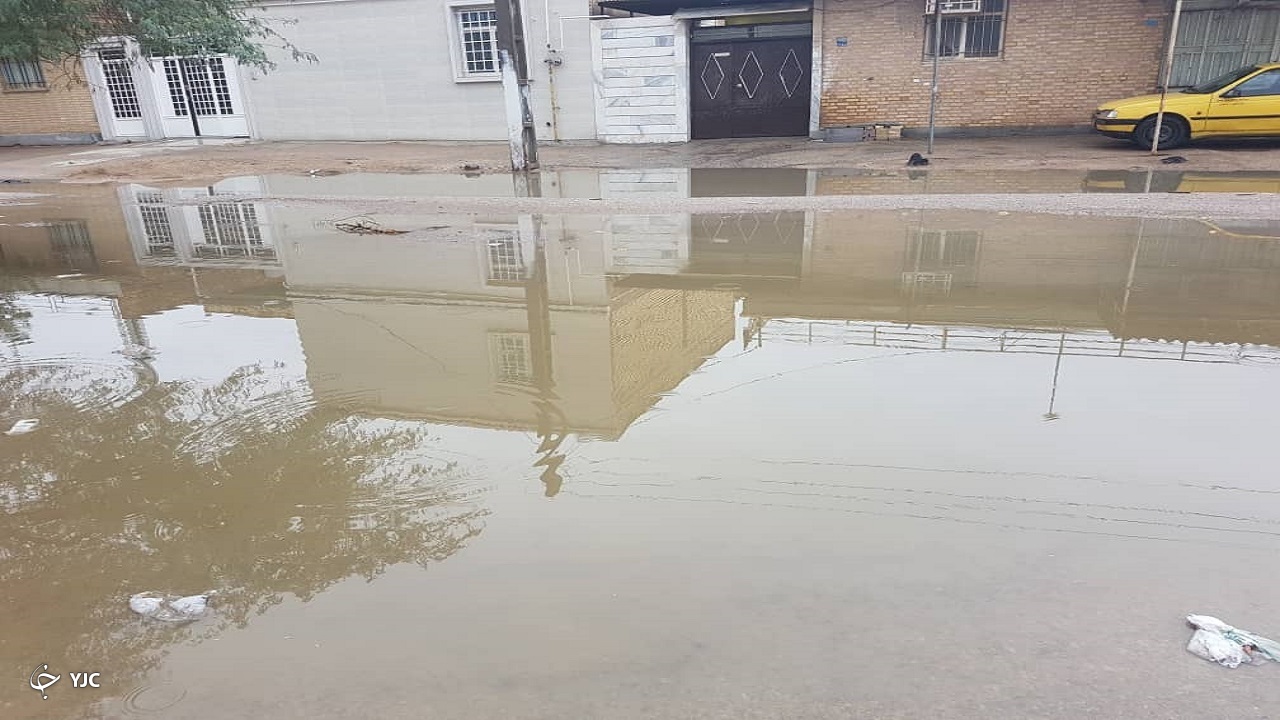 عملیات رفع آبگرفتگی در خرمشهر ادامه دارد