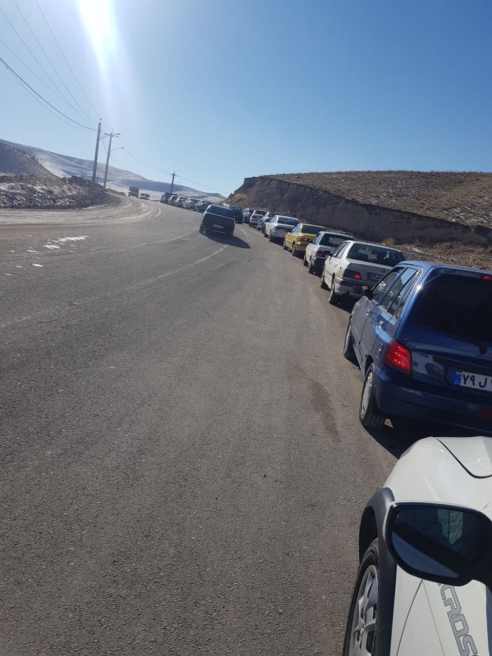 انتظار متقاضیان ۴۰۰ خودرو در صف طولانی مرکز تعوض پلاک تبریز+ فیلم و تصاویر