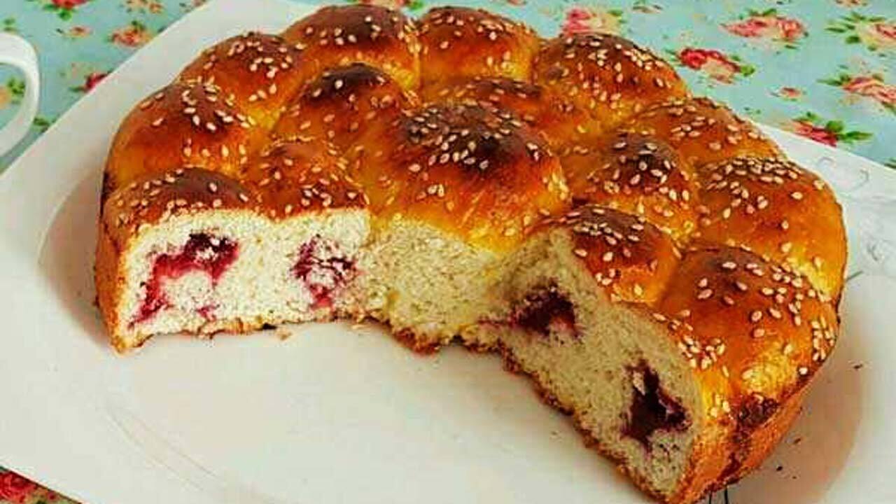 طرز تهیه نان مارمالادی برای صبحانه + فیلم