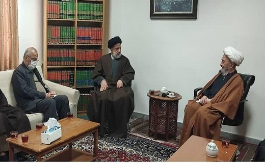 دیدار رئیس جمهور با آیت الله سبحانی