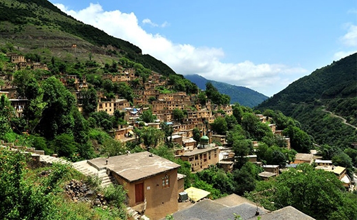 نمایی از شهر تاریخی ماسوله