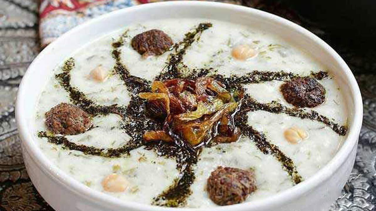 طرز تهیه آش دوغ + فیلم