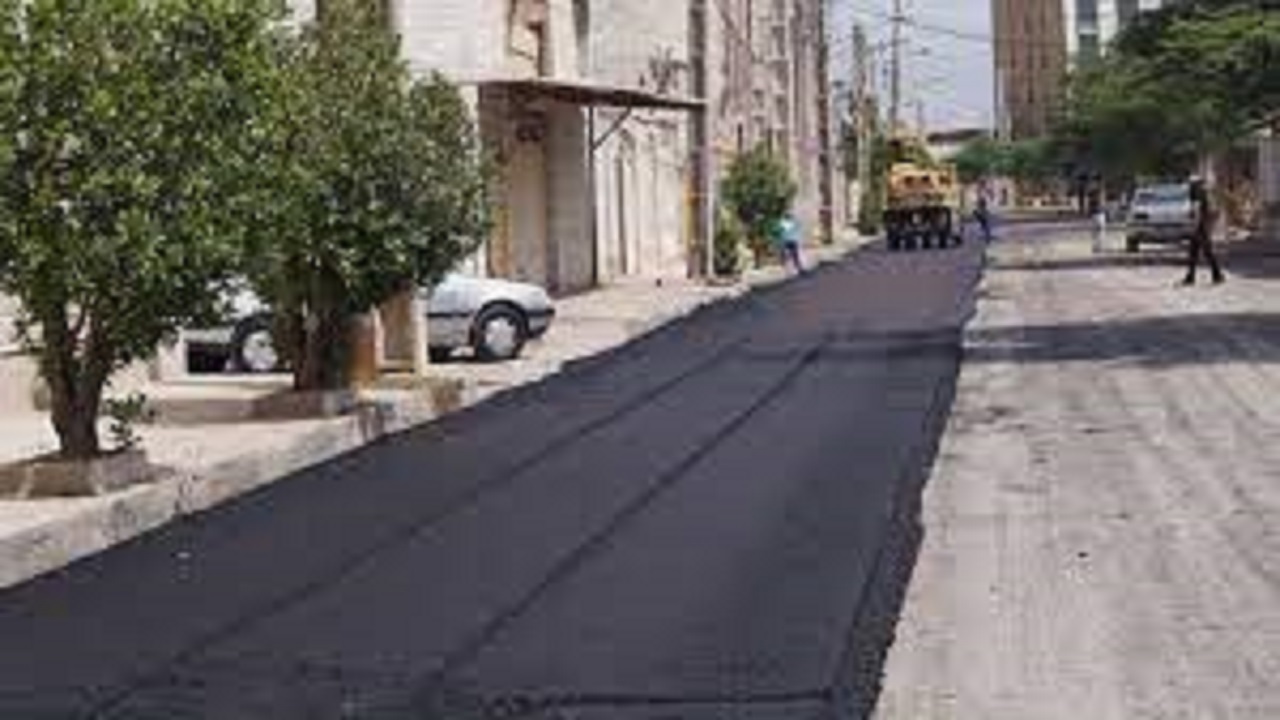 بهسازی خیابان طالقانی غربی در کرج