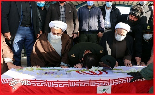 تشییع پیکر شهید نیروی انتظامی در زنجان
