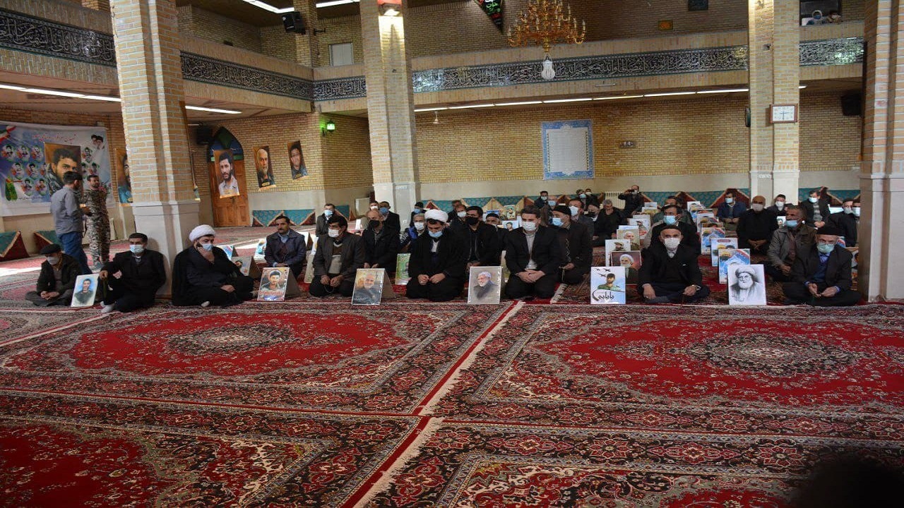 برگزاری مراسم دومین سالگرد شهادت حاج قاسم سلیمانی در روستای انبوه + تصاویر