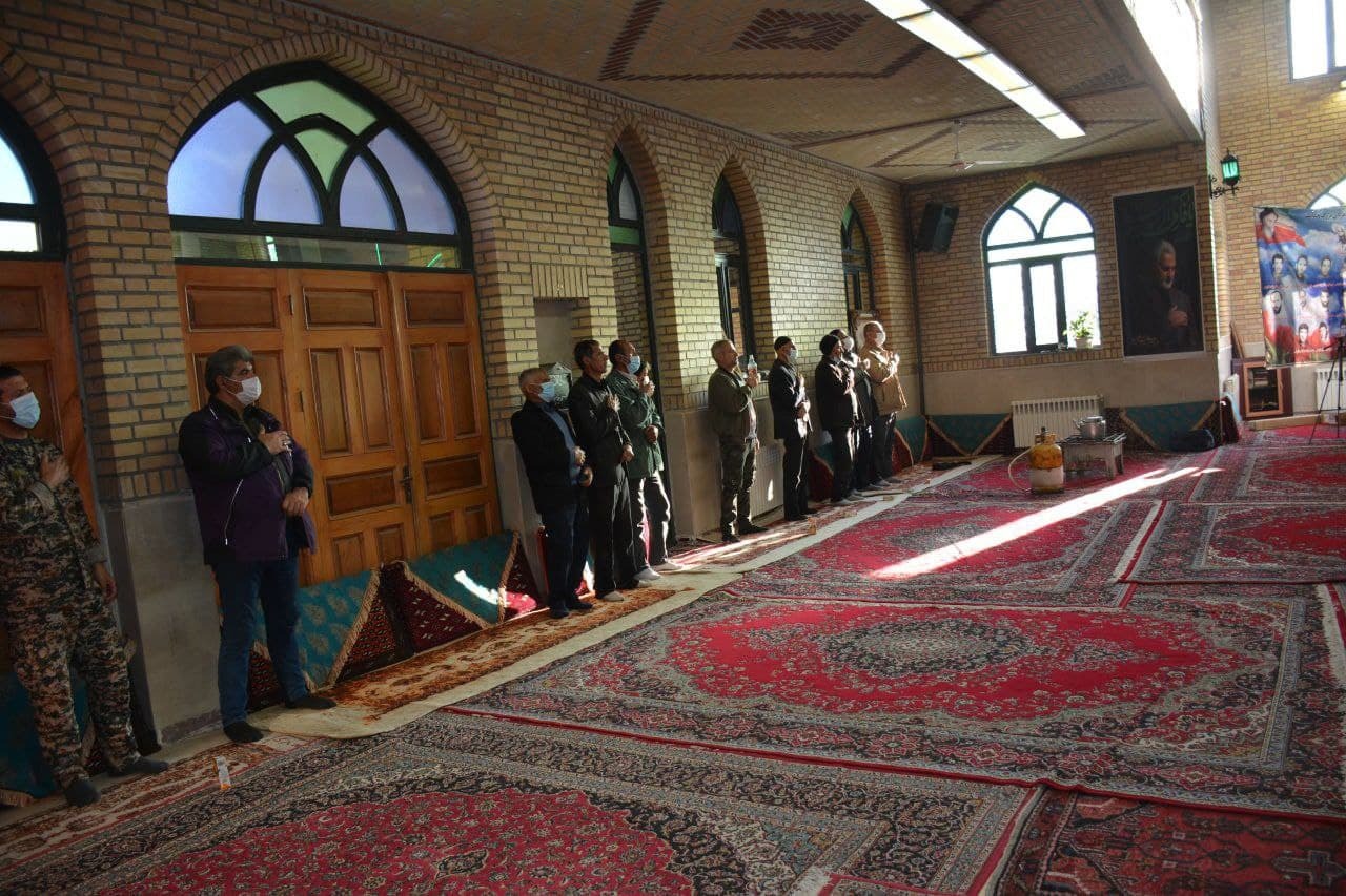 برگزاری مراسم دومین سالگرد شهادت حاج قاسم سلیمانی در روستای انبوه + تصاویر