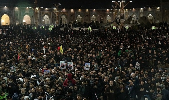 شبی که آسمان مشهد به زمین آمد