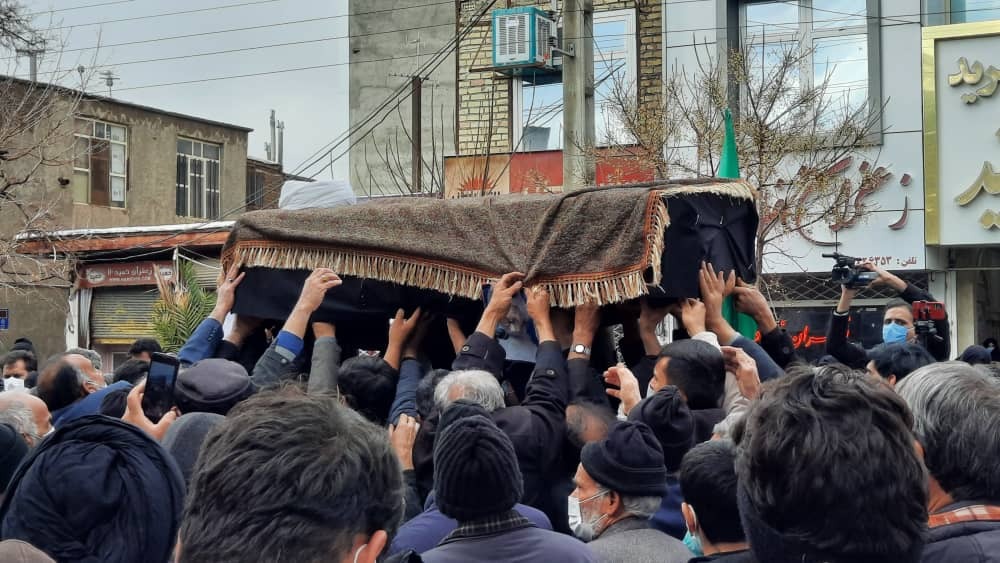 تشییع پیکر ناشرالاسلام گنابادی در گناباد+فیلم
