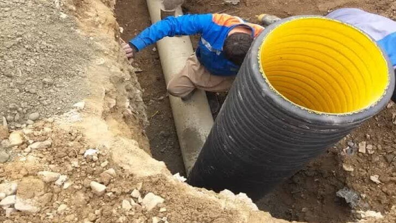 لوله گذاری خیابان صابری انجام شد