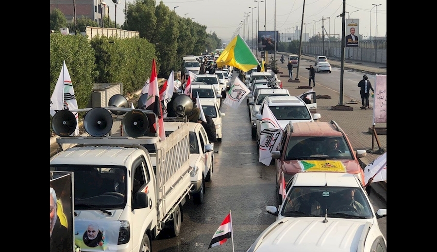  تشییع نمادین فرماندهان پیروزی