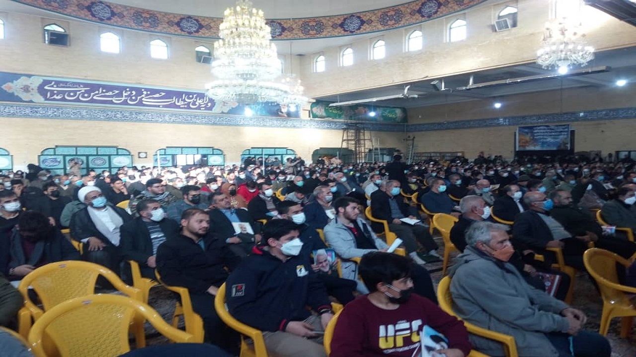 برگزاری مراسم سالروز شهادت سردار سلیمانی در قزوین