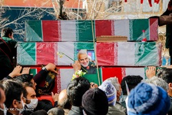 استقبال از پیکر مطهر سه شهید گمنام - تبریز